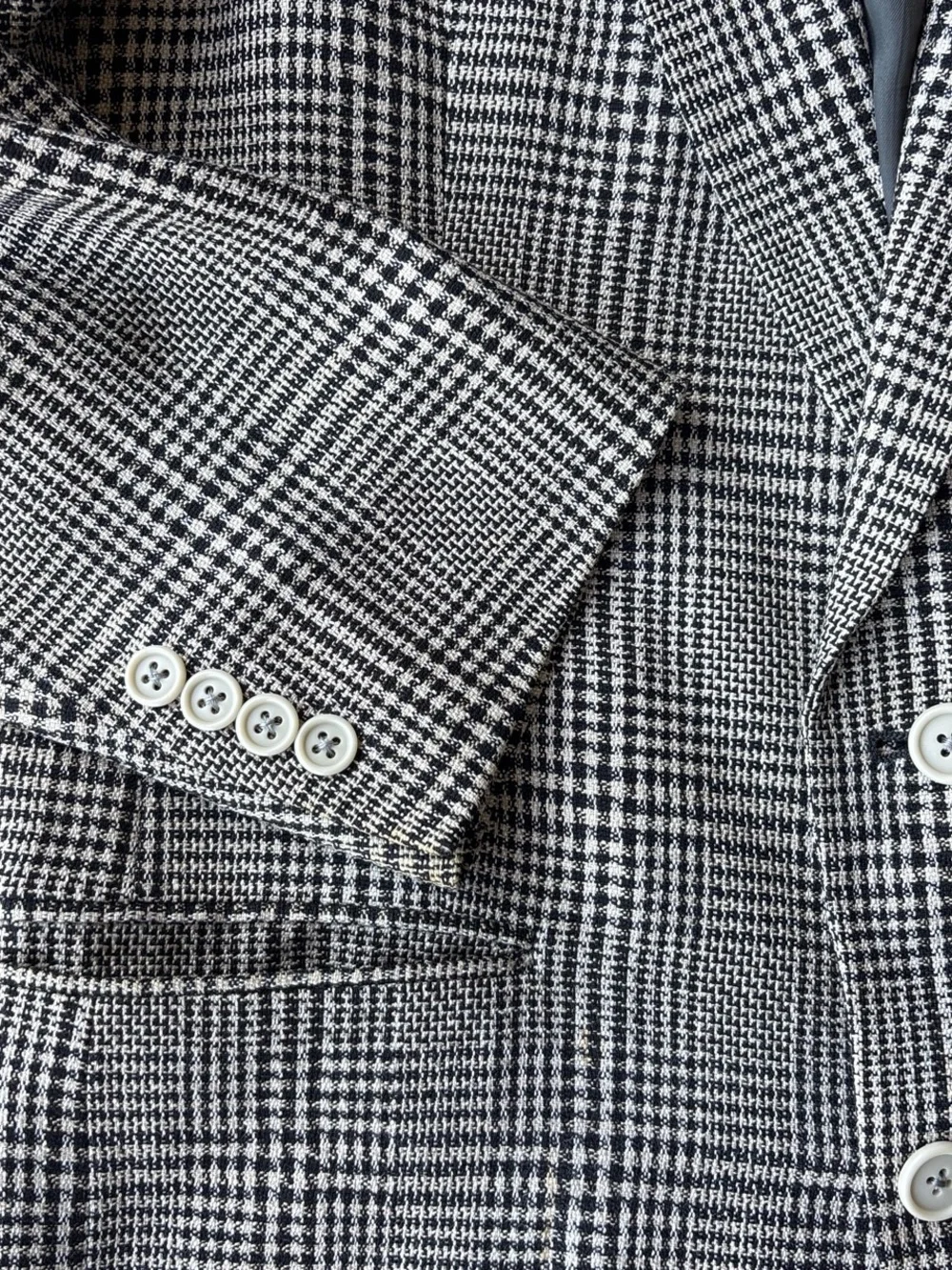 Vintage Men’s Dior Monsieur Glen Plaid Sport Coat Blazer Luxury Jacket 38R